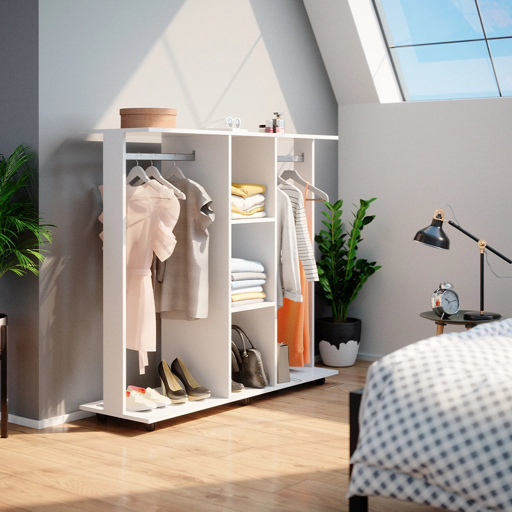 Vicco  Armadio  multifunzione  Bianco  130 x 120 cm