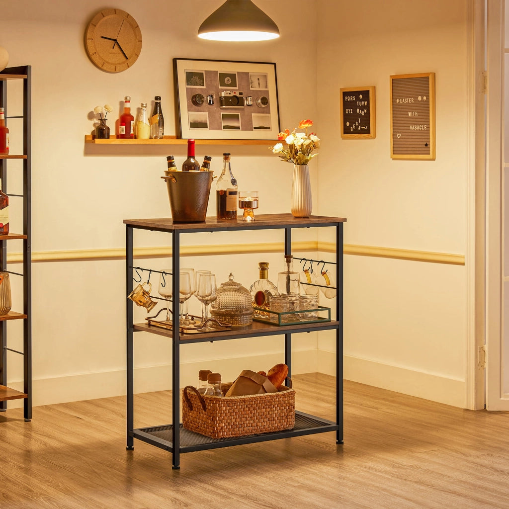 Mobile da cucina Valora, isola, stile rustico marrone loft per cucina