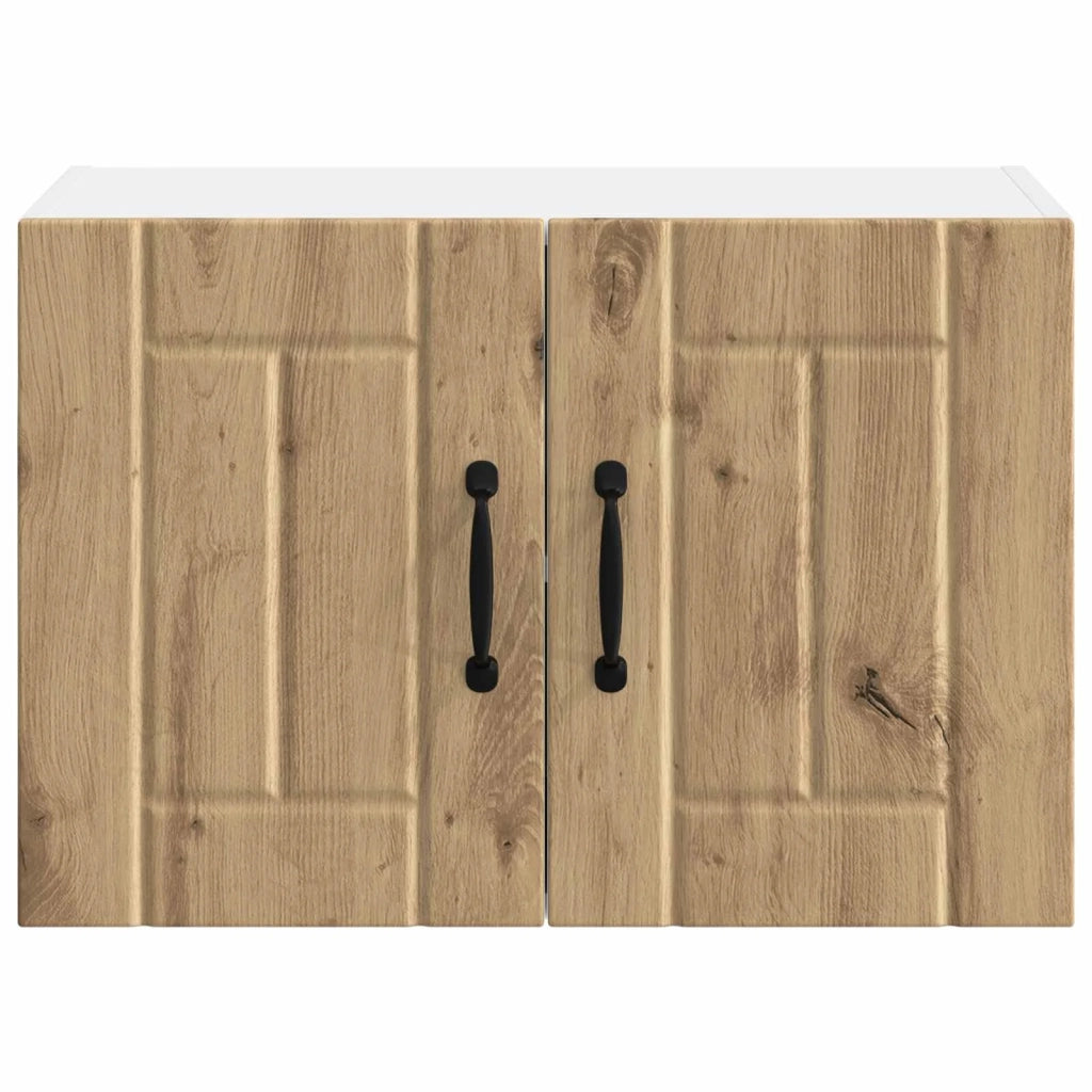 Armadi a pareti per cucina Lucca 2 pcs Rovere Artigianale 884933