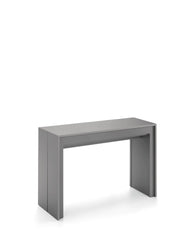 Consolle Allungabile Segmenta OM/119/GO, Laccato Grigio Opaco, Struttura in MDF e Allunghe in Melaminico Antigraffio - Stones