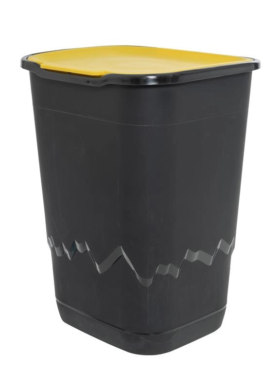 SET 3 PATTUMIERE DA 50 LT PER LA RACCOLTA DEI RIFIUTI CARTA, PLASTICA E VETRO 36 X 40 X 54H CM