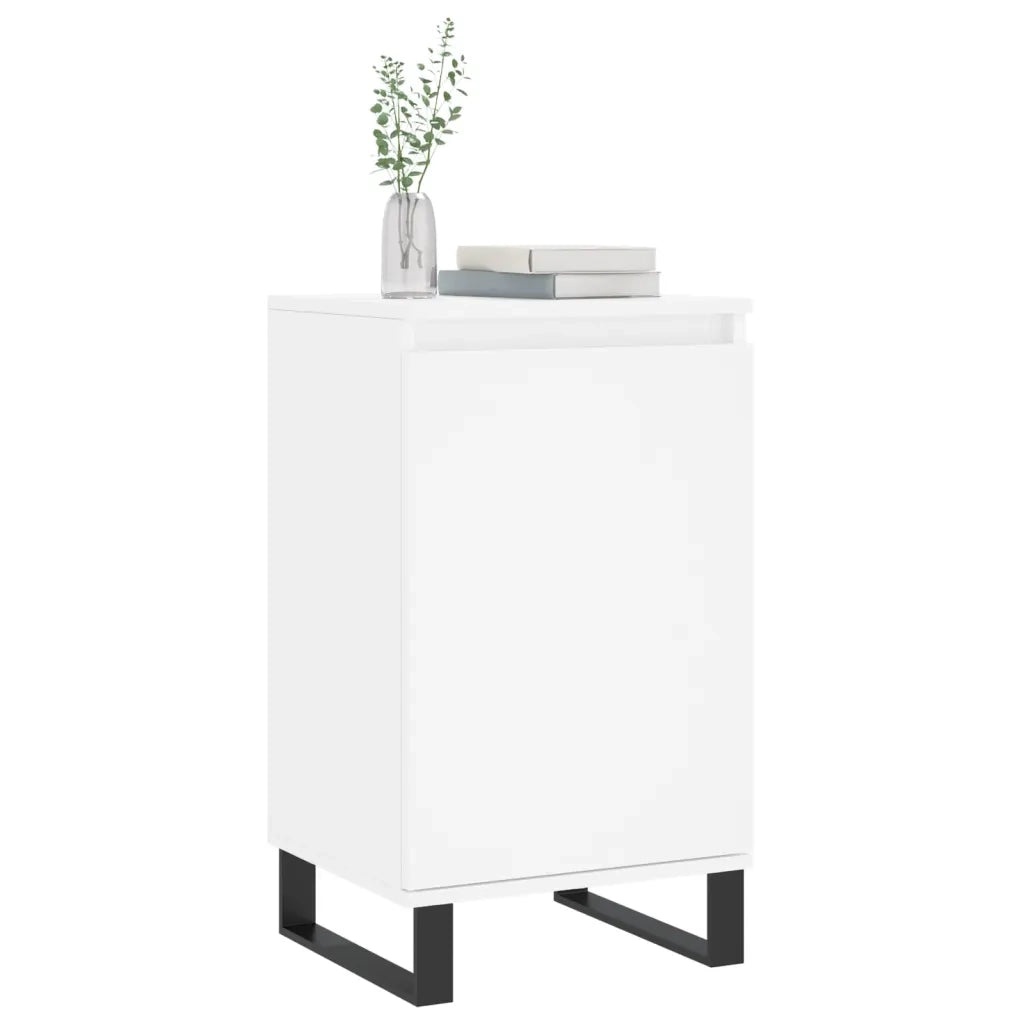 Credenze 2 pz Bianche 40x35x70 cm in Legno Multistrato 831069