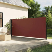 Tenda da Sole Laterale Retrattile-Tenda parasole per balcone per giardino Marrone 160x500 cm