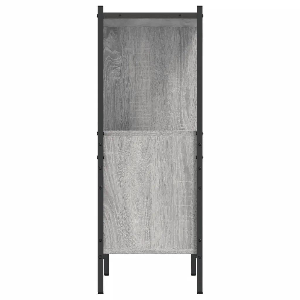 Libreria Grigio Sonoma 72x28x77,5 cm in Legno Multistrato 838881