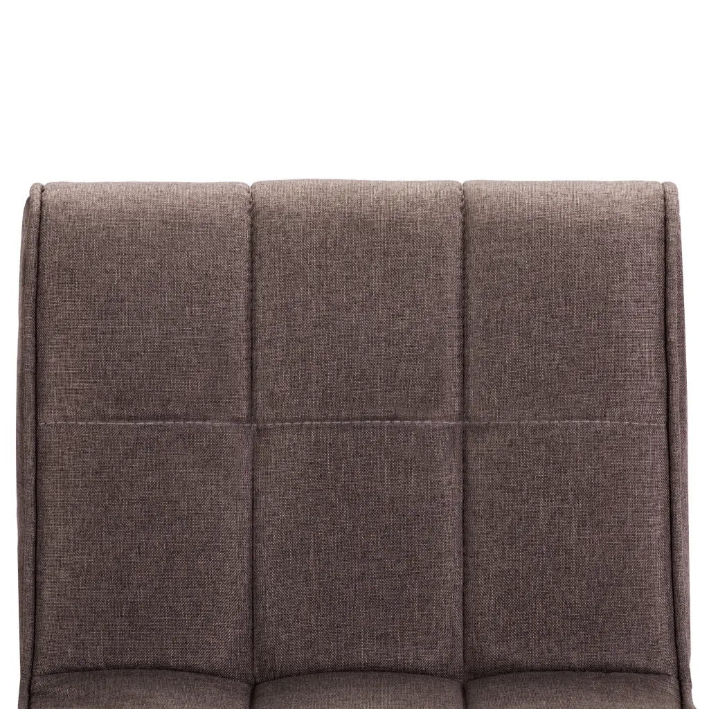 Sgabelli da Bar 2 pz Grigio Talpa in Tessuto 249612