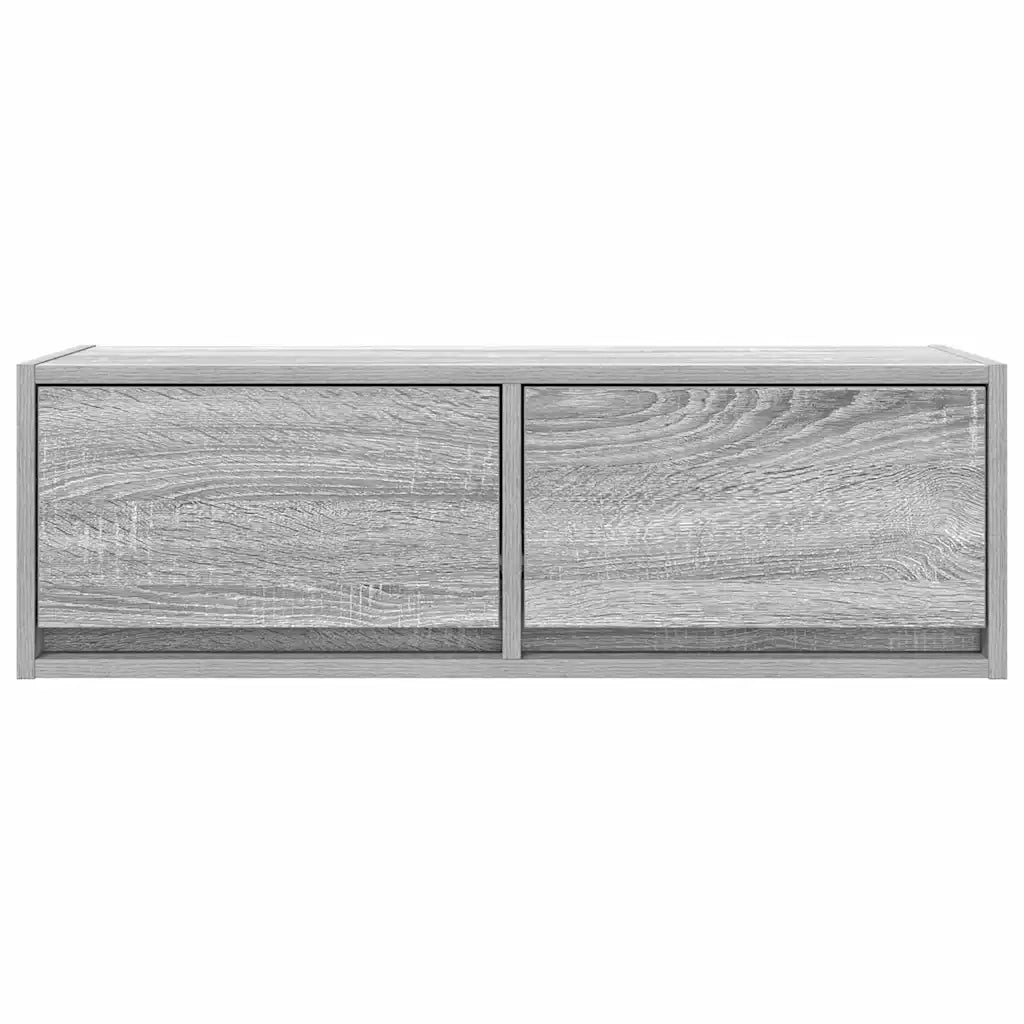 Mobili TV 2pz Grigio Sonoma 80x31x25,5 cm Legno Multistrato