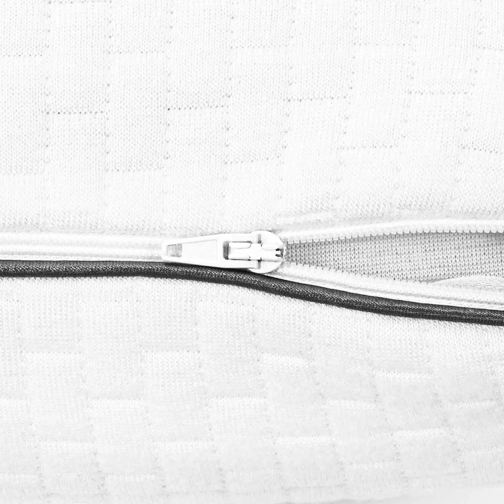 Cuscino da Letto Tinta unita Bianco 70 x 35 x 10 cm Schiuma Gel CFW3207048