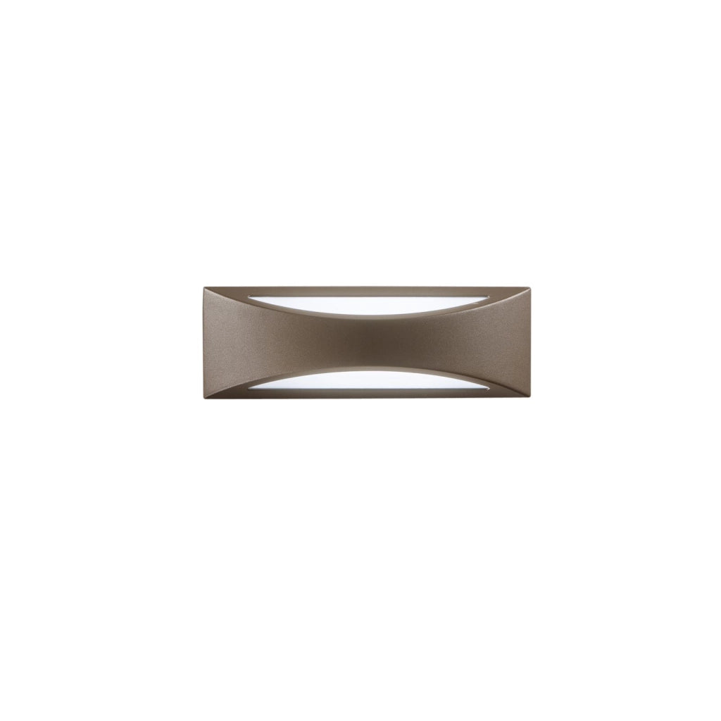 APPLIQUE LED WEISS BRONZO 16W 1800LM CCT 3000K / 4000K IP54 36X11,3X12CM
