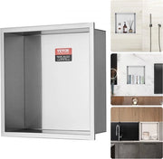 Asciugamano per doccia RVS, singolo, 100% impermeabile, montaggio facile, temperatura di funzionamento 0-40°C, angolo interno di 92°, adatto per bagno, camera da letto, studio
