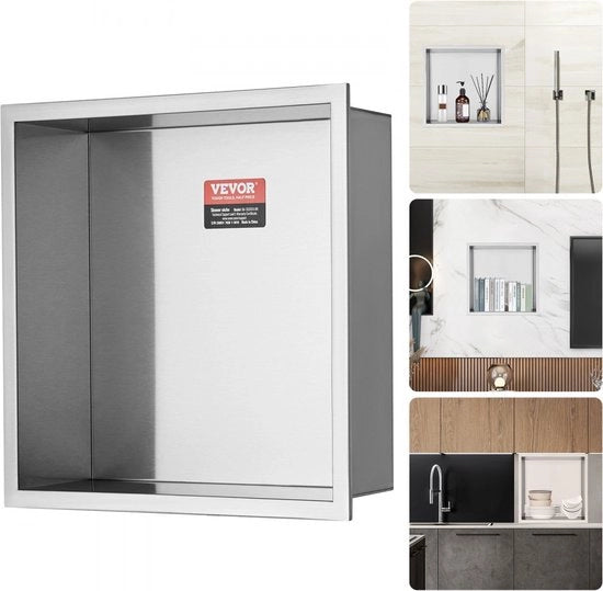 Asciugamano per doccia RVS, singolo, 100% impermeabile, montaggio facile, temperatura di funzionamento 0-40°C, angolo interno di 92°, adatto per bagno, camera da letto, studio