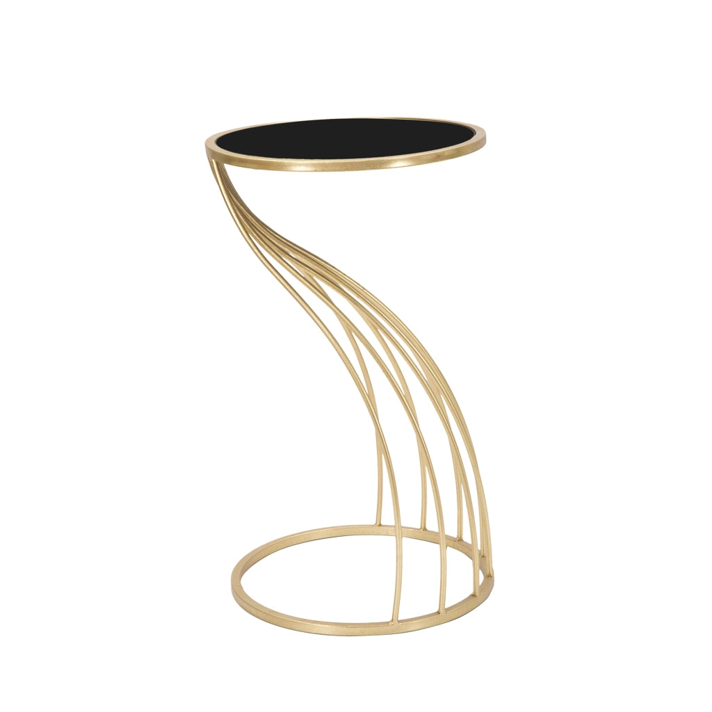 Broome, Tavolino da Salotto Portatelefono, 35x35x60h cm oro