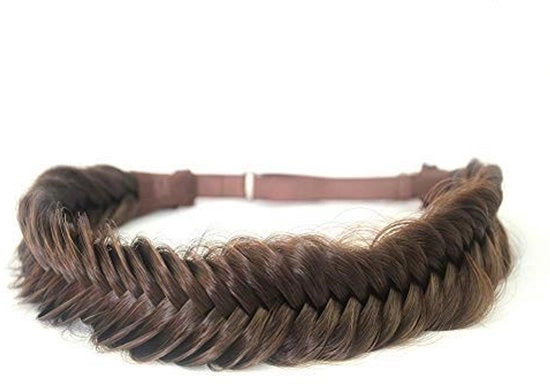 Cintura per Capelli con Intreccio - Fibra Artificiale - Cintura per Capelli Elastica - Accessorio Bellezza - Comodo e Adattabile - Manuale - Accessorio per Capelli