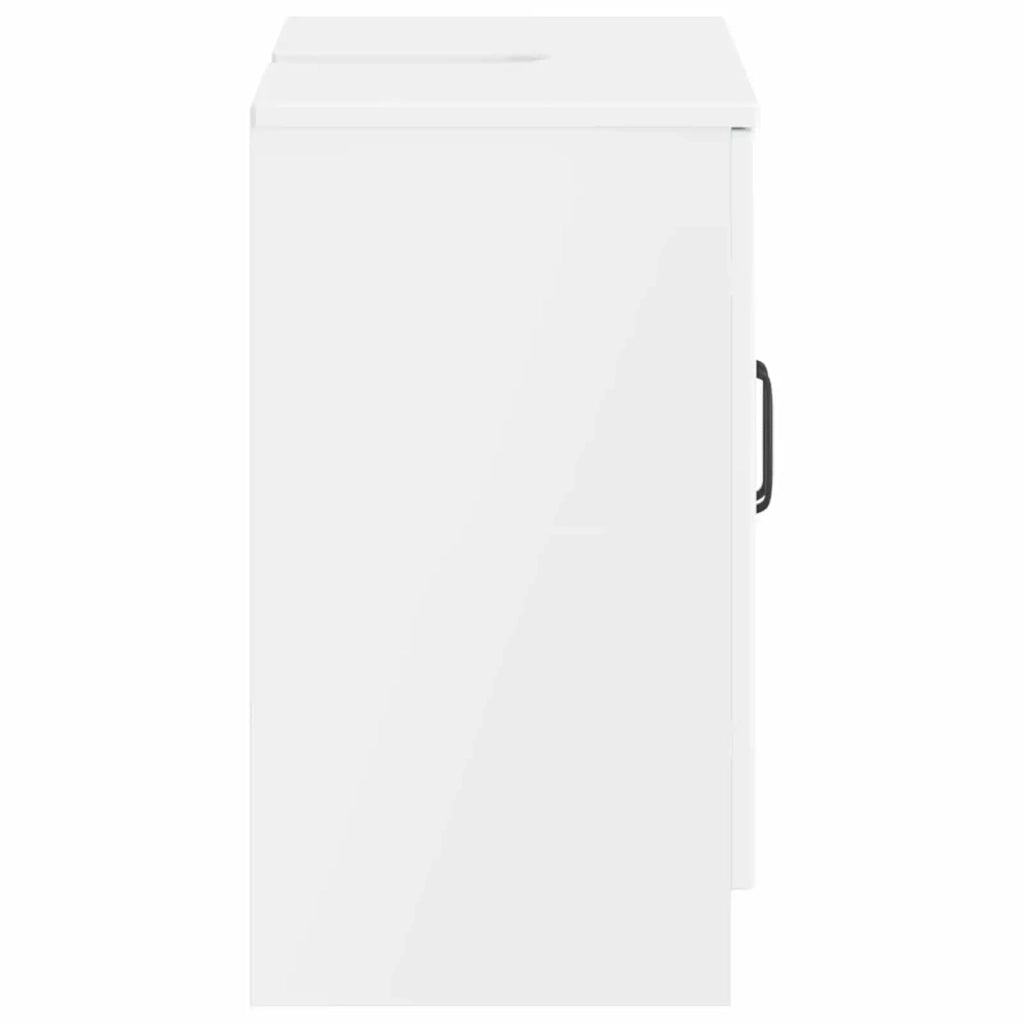 Armadio per Lavabo da Bagno UTRECHT Bianco Lucido 897669