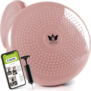 Balanscuscino ortopedico, cuscino per sedersi, tavolo per equilibrio, cuscino per nuvole per una corretta posizione, allenamento, riabilitazione, allenamento di equilibrio e forza, inclusa guida, e-book & guida di allenamento & video.