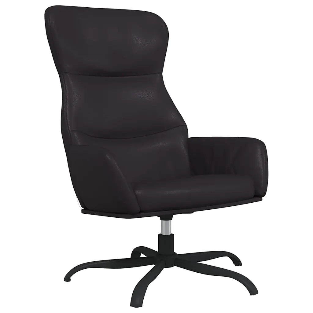 Divano Sedia-Poltrona Reclinabile Nera in Similpelle 272237
