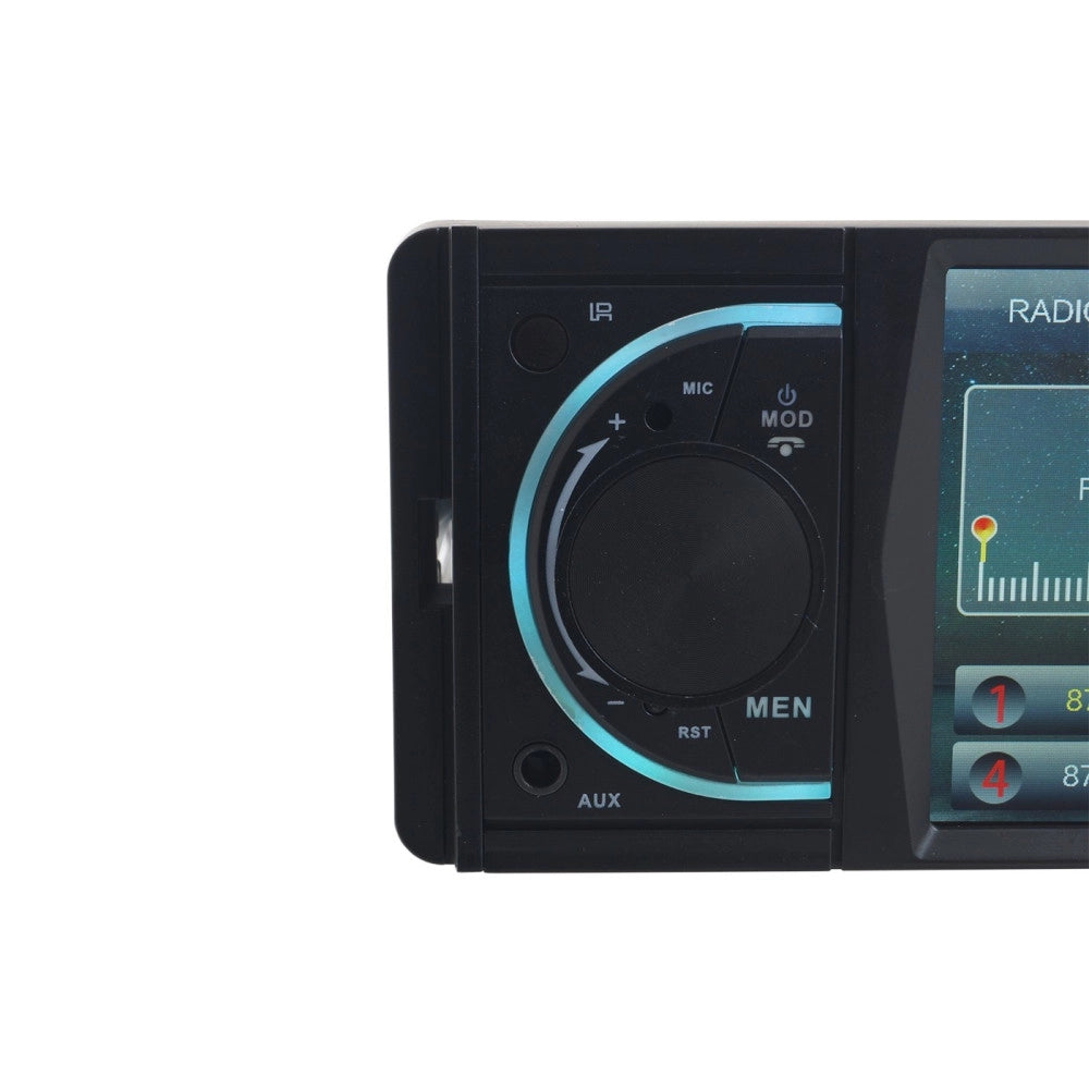 Trade Shop - Autoradio Con Display Lcd 3.6" Bluetooth Mp3 Mp5 Usb Sd Mp-400u -
