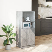 Mobile da cucina-Armadio da cucina Grigio Cemento 57x41,5x131,5 cm in Truciolato