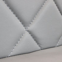 Sedia Blossom 41x50x91 h cm in Similpelle Grigio chiaro