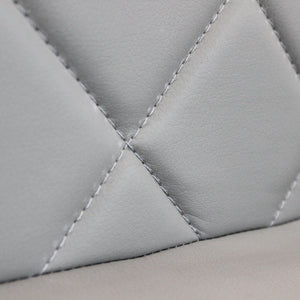 Sedia Blossom 41x50x91 h cm in Similpelle Grigio chiaro