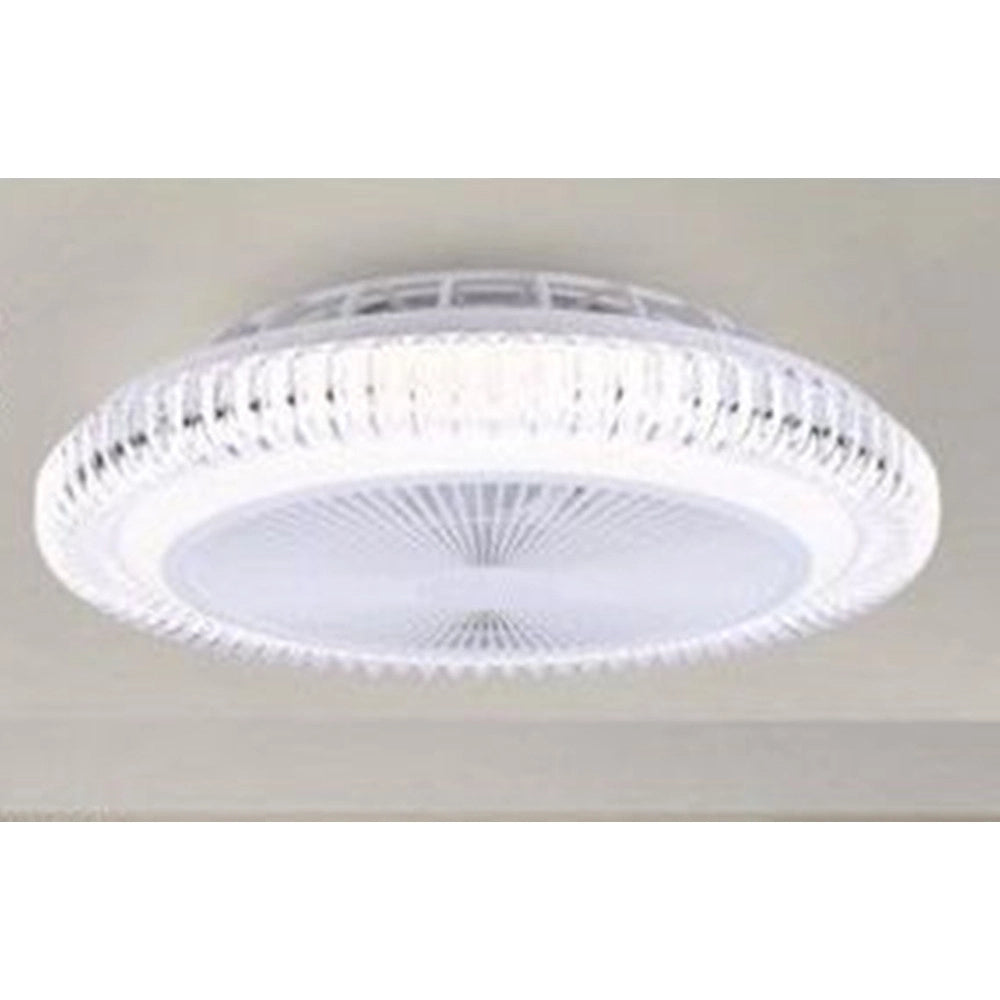 Trade Shop - Lampadario Con Ventilatore Da Soffitto Plafoniera Led Telecomando Luce 3000-6500k 42217 -