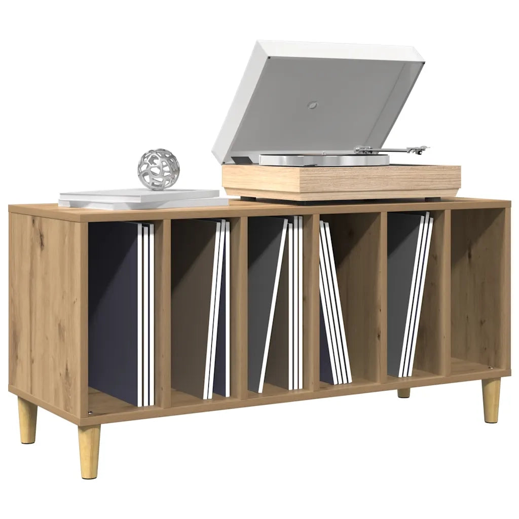 Mobile Porta Dischi Rovere Artigianale 100x38x48 cm Multistrato CFW9530718