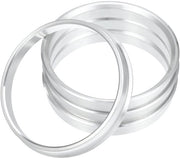 Raccordi Centrici per Hub - 4 Pezzi - OD 72.6mm a ID 66.9mm - Lega di Alluminio - Buona Aderenza - Riduce Vibrazioni - Senza Fessure