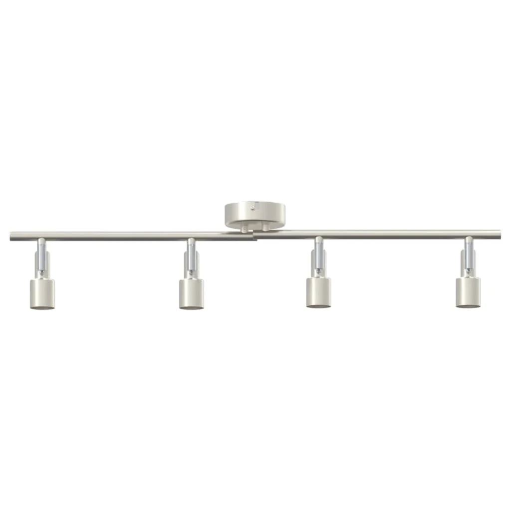 Faretto da soffitto moderno orientabile design chic 70 x 9 x 12,5 cm acciaio nichel spazzolato 02_0058316