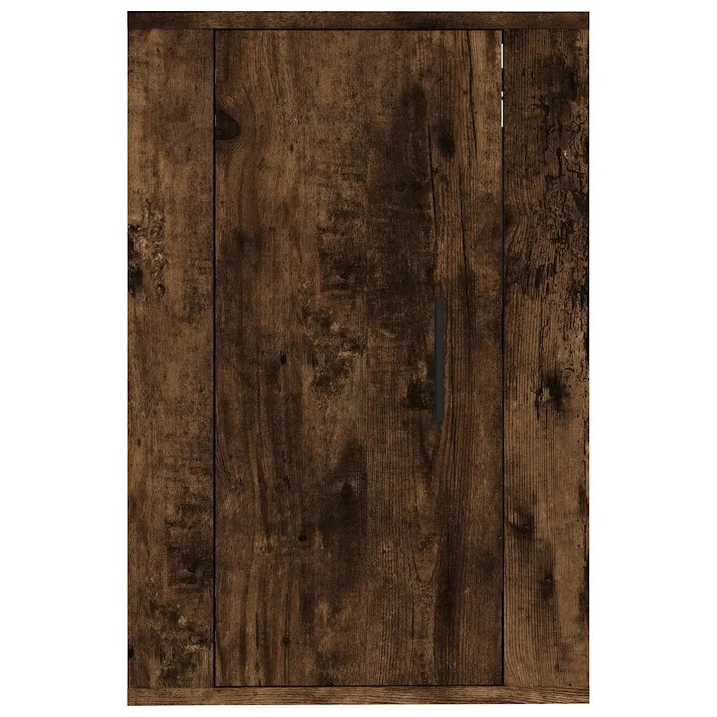 Mobili Porta TV a Parete 2 pz-Set di 2 Credenza per TV sospesa Rovere Fumo 40x34,5x60 cm
