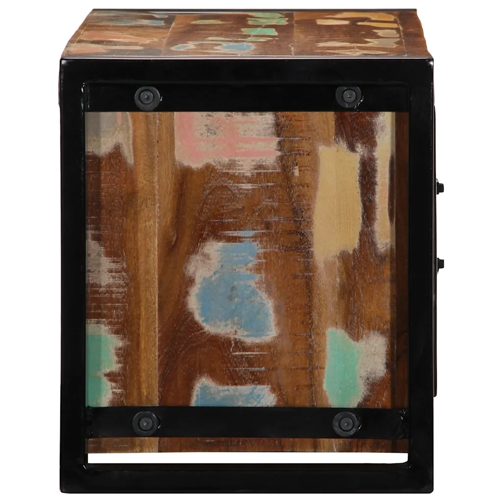 Mobile Porta TV 80x30x35 cm in Legno Massello di Recupero