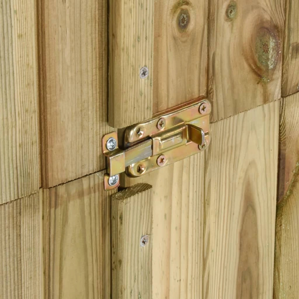 Casetta per attrezzi da giardino pino 85 x 48 x 177 cm marrone 02_0022432