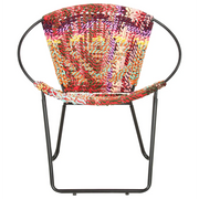 Sedia Acapulco Multicolore in Tessuto Chindi 286609