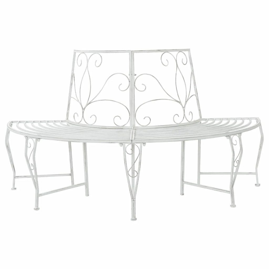Panchina per Alberi 4-Numero di posti 160 x 80 x 89 cm Acciaio 42029528