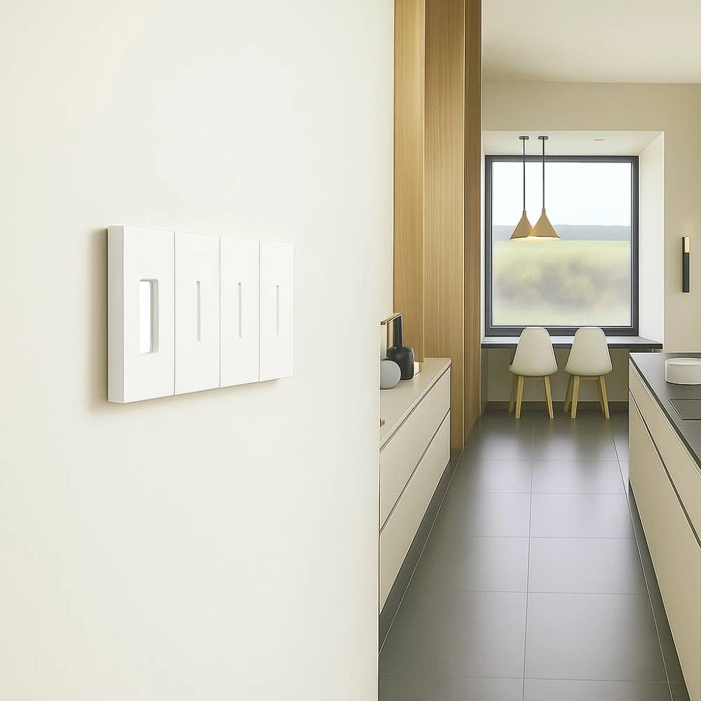Bticino living now cover per prese e interruttori moderni *** colore bianco, confezione 1