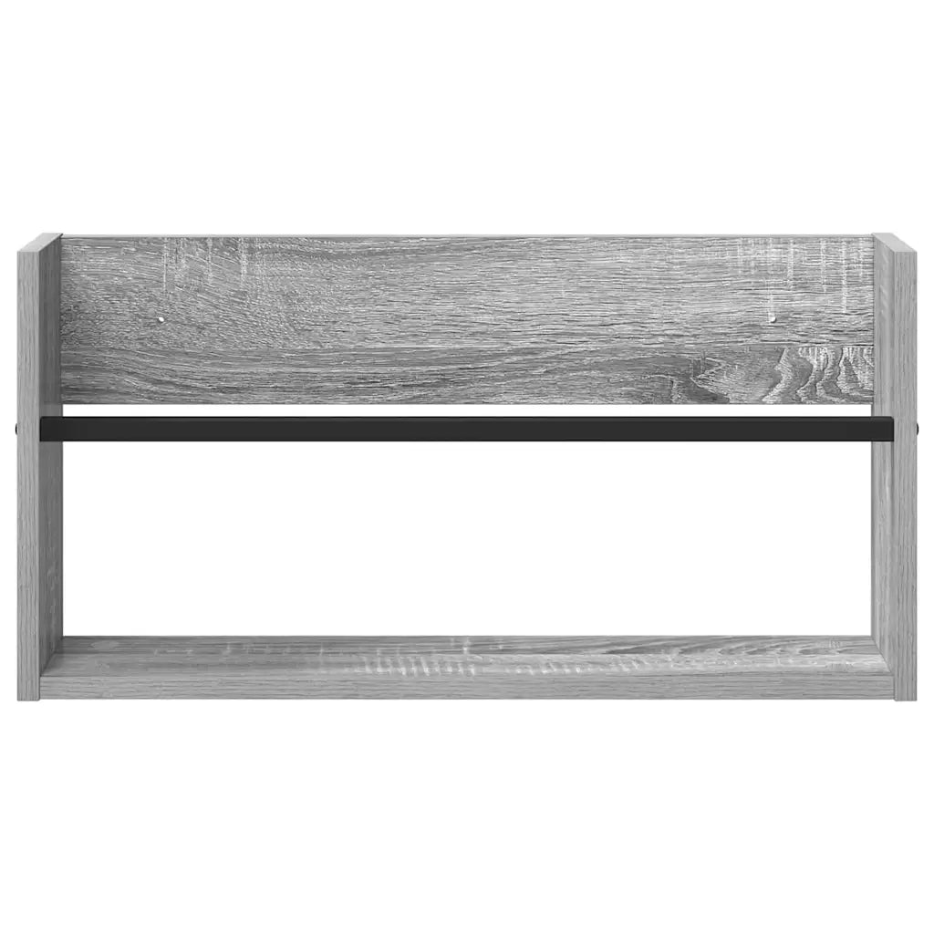 Scaffale per riviste Grigio Sonoma 60 x 12 x 30 cm CFW8357515