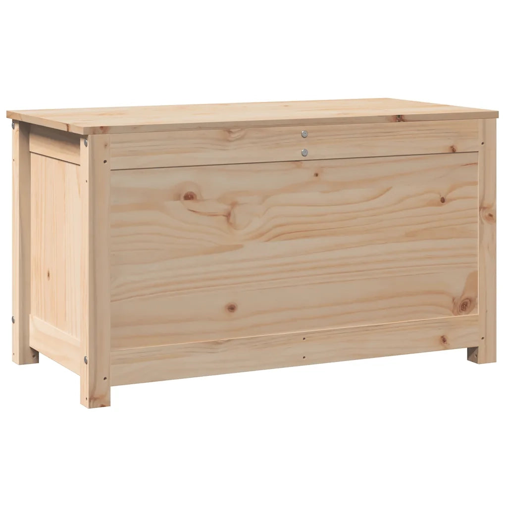 Contenitore Portaoggetti 80x40x45,5cm Legno Massello Pino 823534