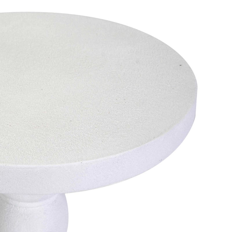 Colonnina resina bianco tondo cm ø49h80,5