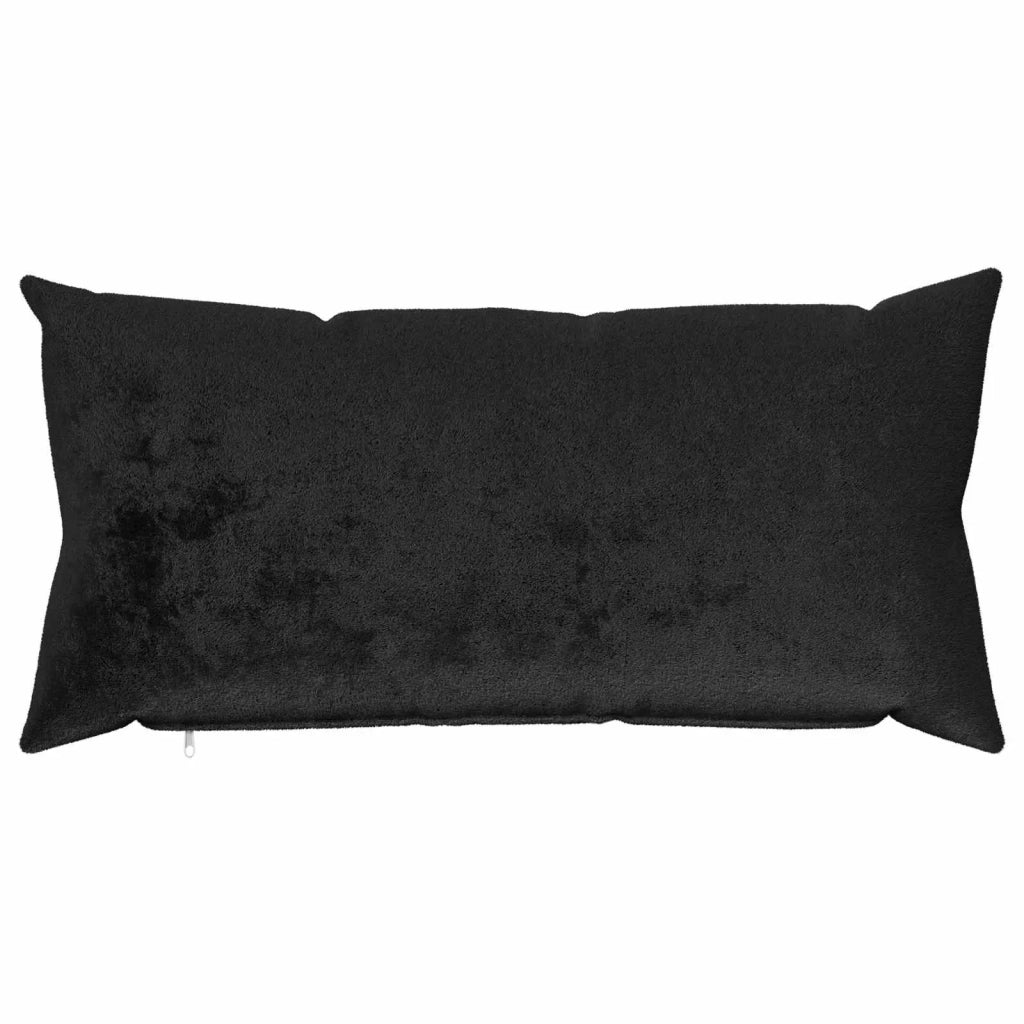 Federa 2 pcs HEERLEN Nero 40 x 80 cm Flanella 910180
