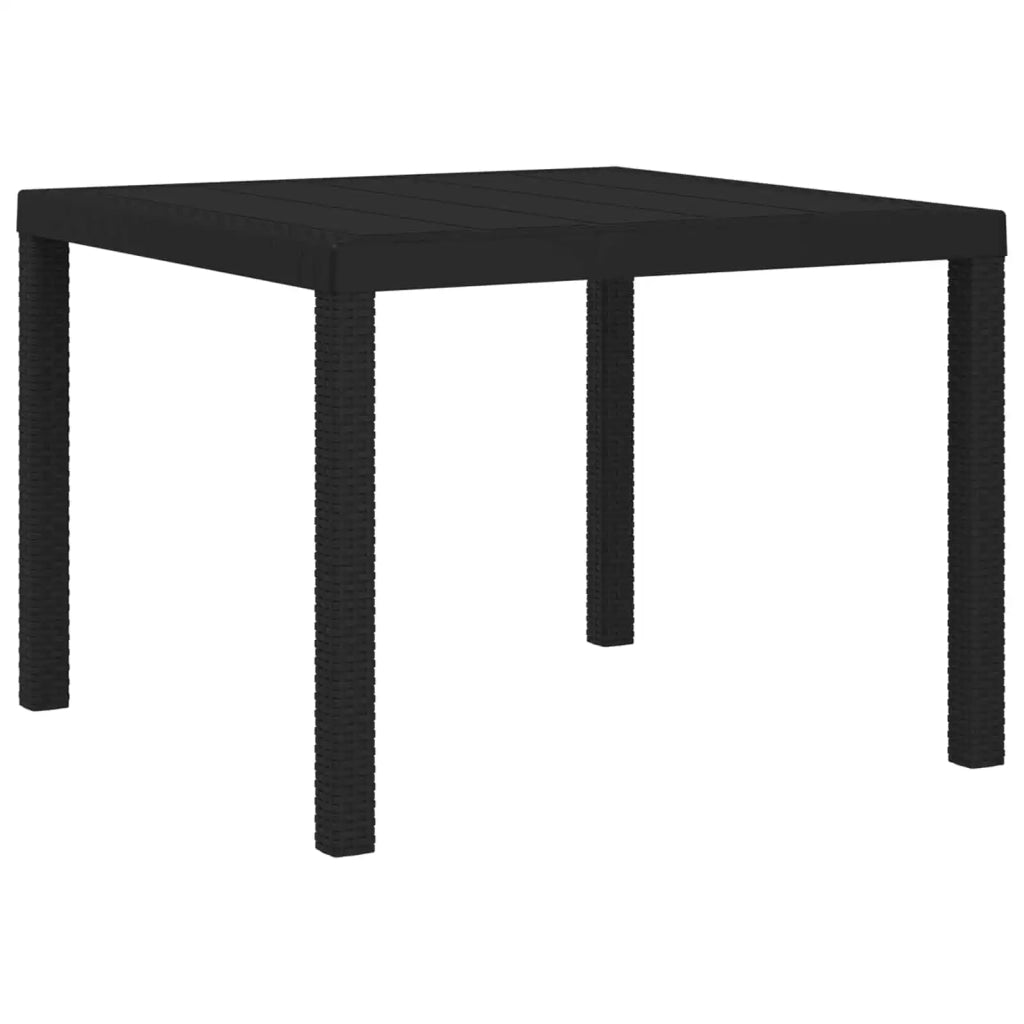 Set da Pranzo per Giardino con cuscino 3 pcs Antracite PP