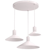 Lampada sospesa Nox 3xGU10 kaszmir acciaio Luminex