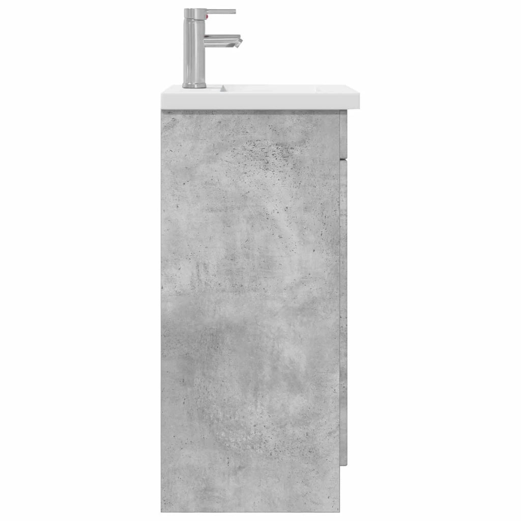 Mobile da bagno con lavabo Grigio Cemento 42 x 40 x 84,5 cm 890087