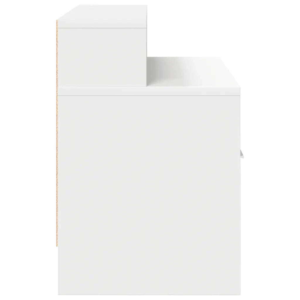 Comodino con Cassetto Bianco 51x31x47 cm 858668