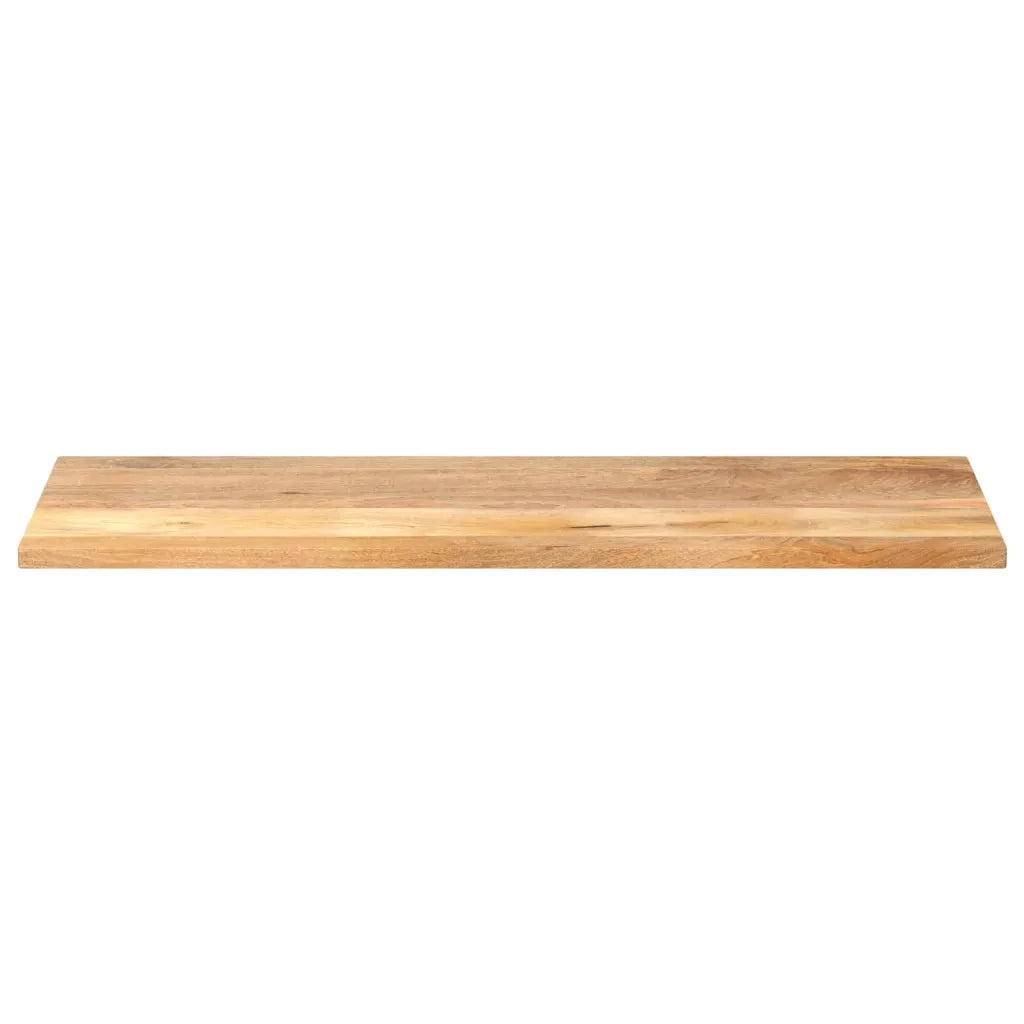 Piano per Tavolo 140x50x3,8cm Rettangolare Legno Massello Mango