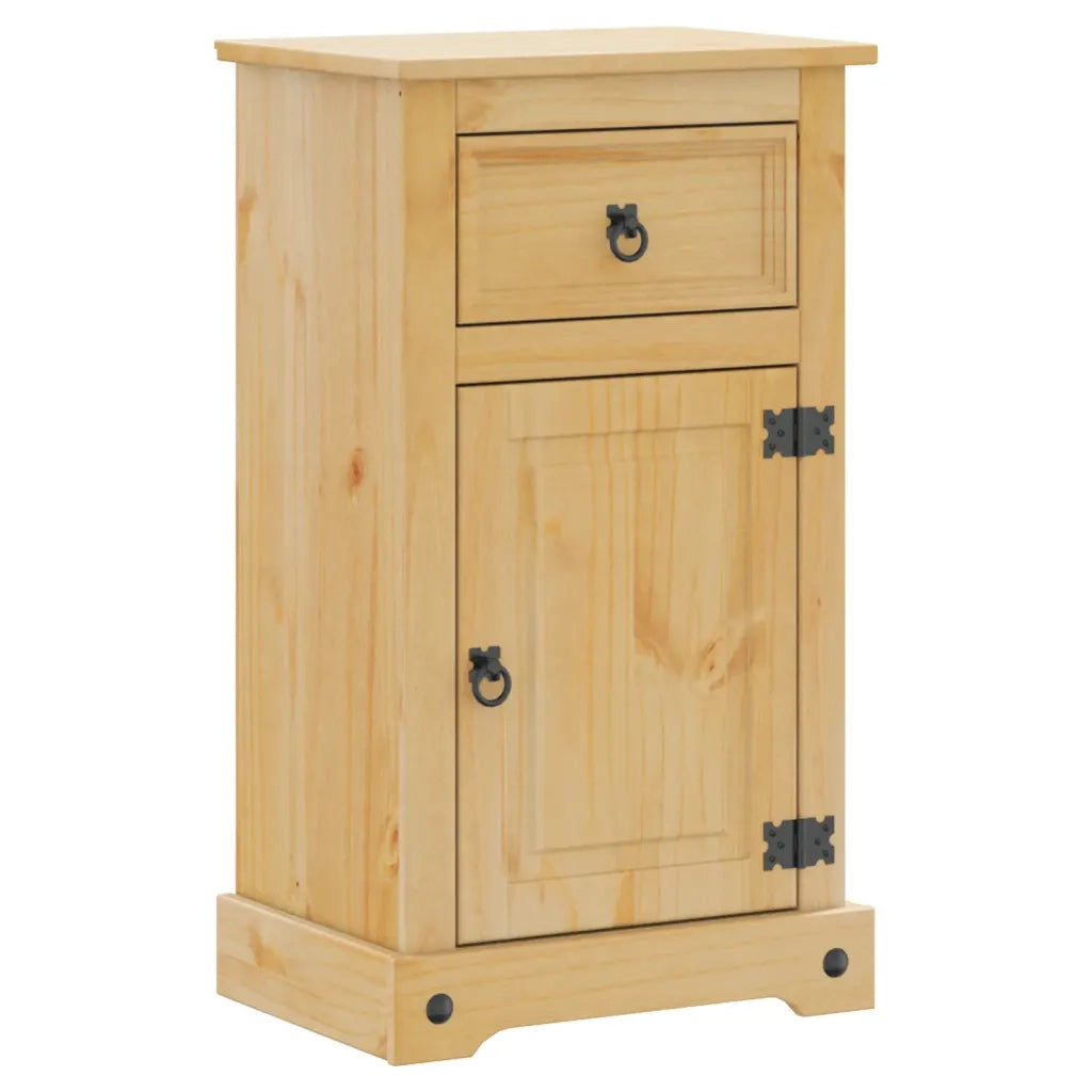 Mobile da Bagno | Armadio da bagno Corona 45x33x80 cm in Legno Massello di Pino