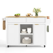 Mobile contenitore da cucina con 2 cassetti e 2 ante per cucina in MDF bianco naturale
