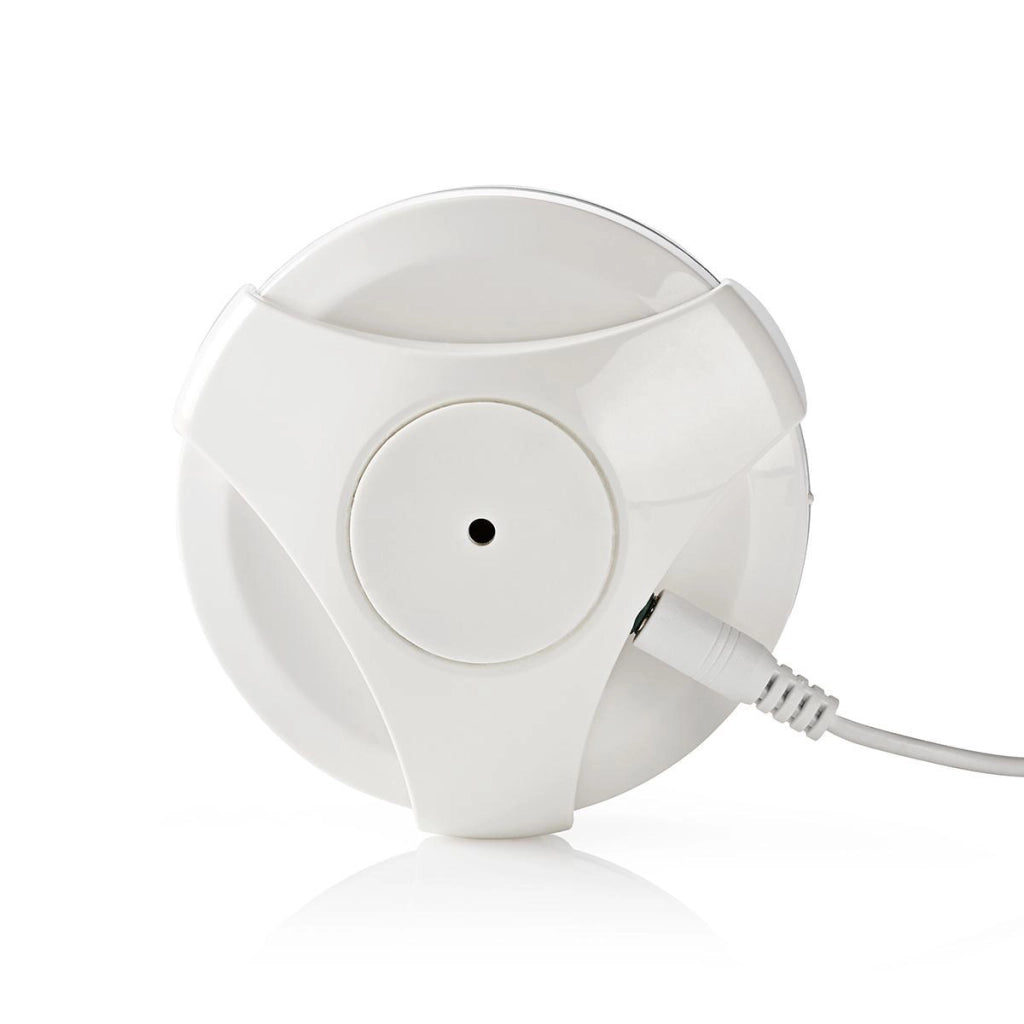 Rivelatore d'acqua intelligente rotondo connesso via Wi-Fi con allarme da 50dB Bianco Nedis