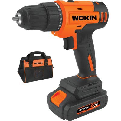 Trapano Avvit Batteria GP20V 622010 Wokin X2 Ah 2,0 con Softbag 20 V