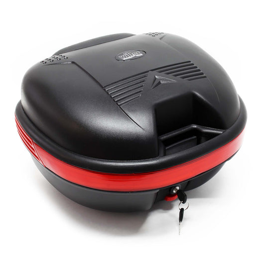 Bauletto posteriore per scooter e moto 31 litri nero opaco 46x39,5x28,5 cm Top case rigido