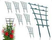 Set di sostegni per piante in PP, trellis duraturo, struttura di supporto riutilizzabile, set da 6 pezzi, ideale per giardino/balcone, progettato per essere sovrapposto, leggero, in plastica.