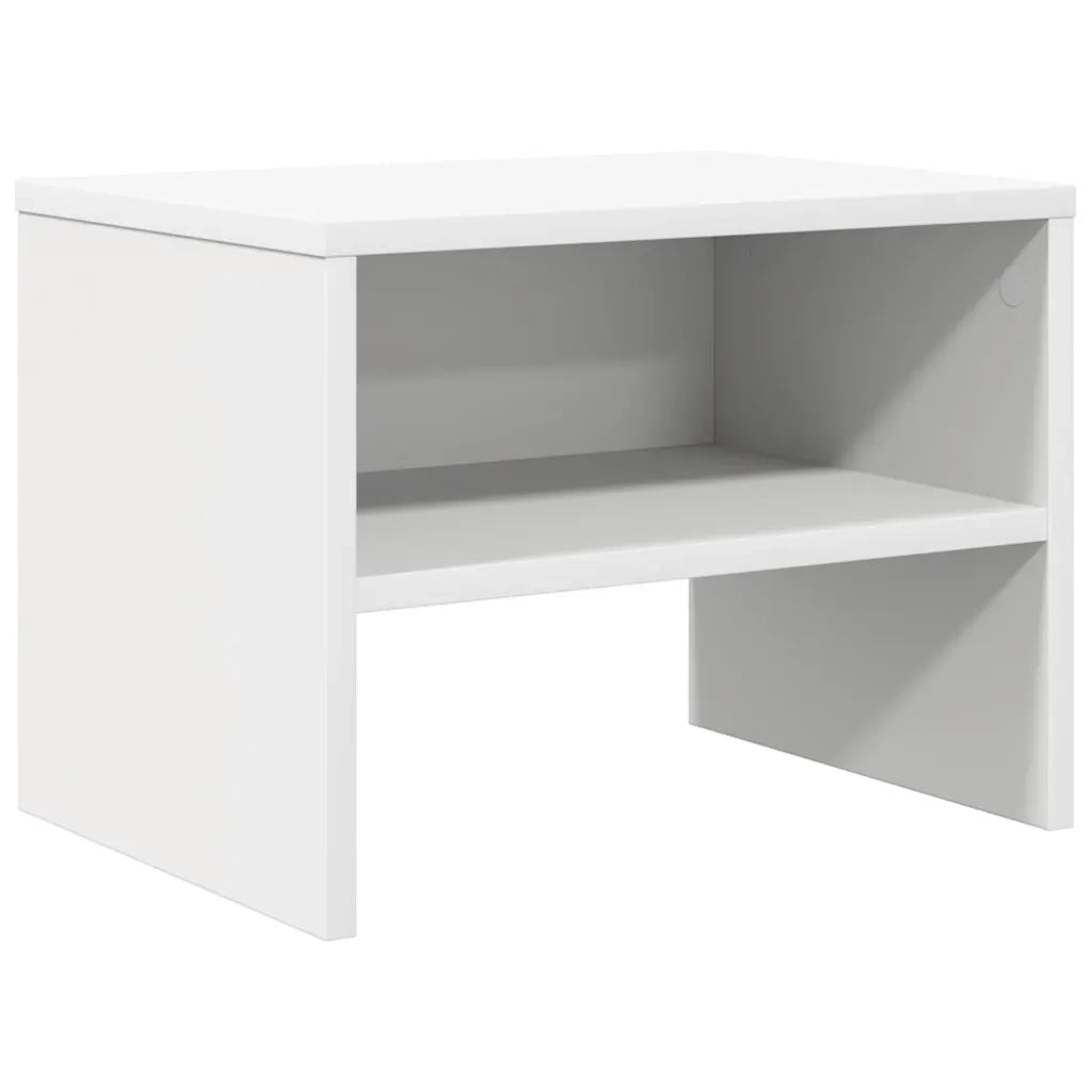Comodino | Armadio da Notte | Mobiletto da notte Bianco 40x30x30 cm Legno Ingegnerizzato