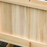 Letto per Orto Rialzato con 6 Scomparti in Legno di Abete, 78.5x58x81cm